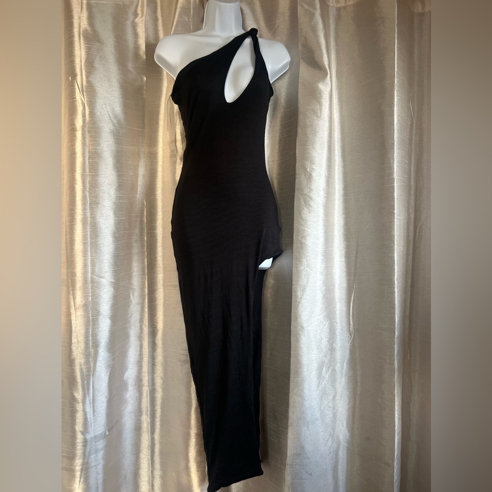 Black cocktail dress